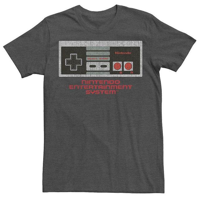 Mens Nintendo NES Controller Vintage Tee Grey Heather Product Image