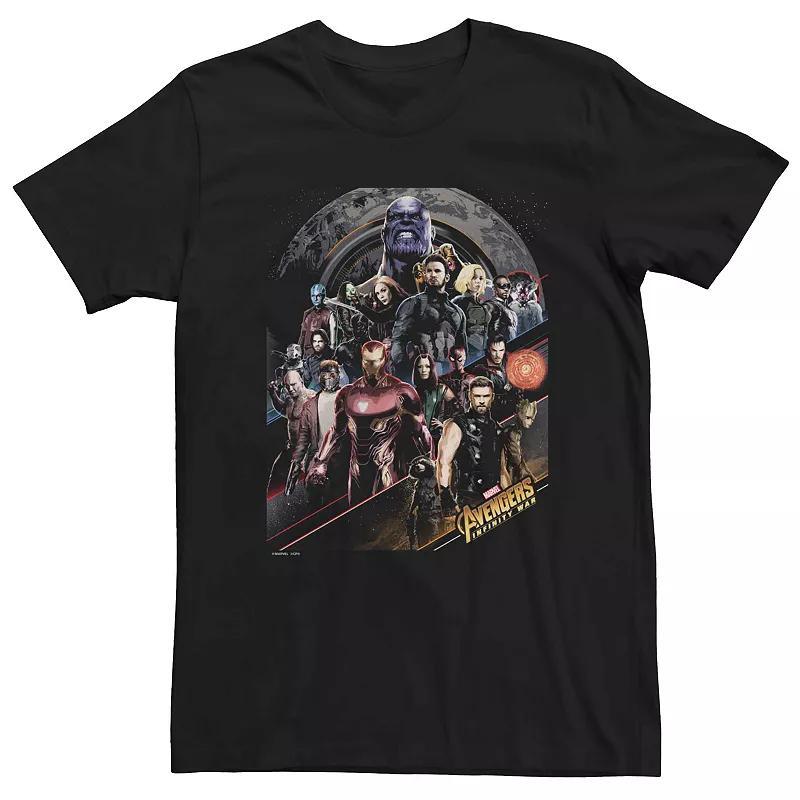 Mens Marvel Avengers: Infinity War Ornate Poster Tee Product Image