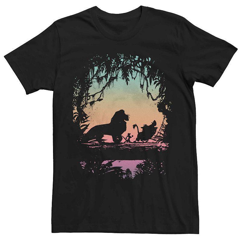 Mens Disney Lion King Colorful Jungle Walk Tee Product Image