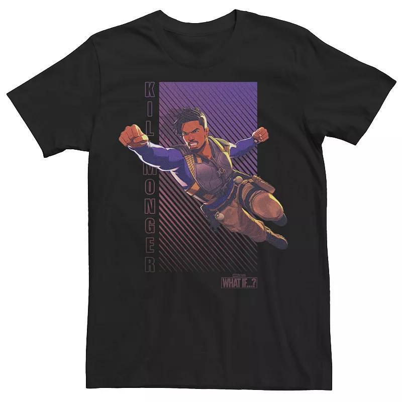 Mens Marvel What If Killmonger Action Poster Tee Product Image