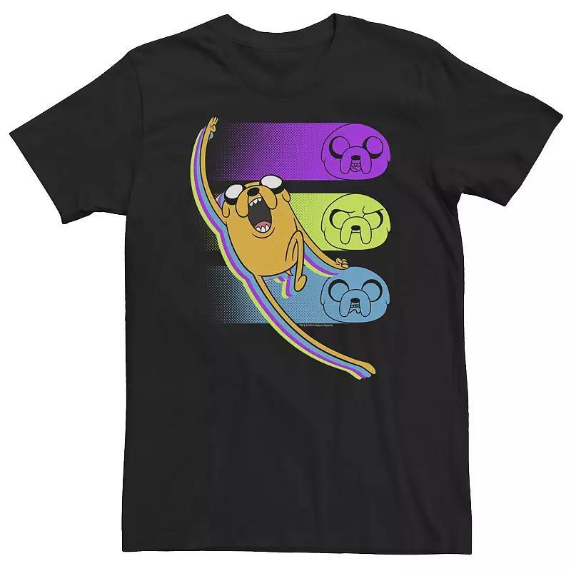 Big & Tall Cartoon Network Adventure Time Jake Emotions Tee, Mens Product Image