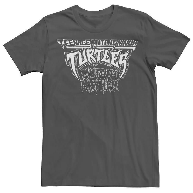 Mens Teenage Mutant Ninja Turtles Mutant Mayhem Logo Graphic Tee Grey Product Image