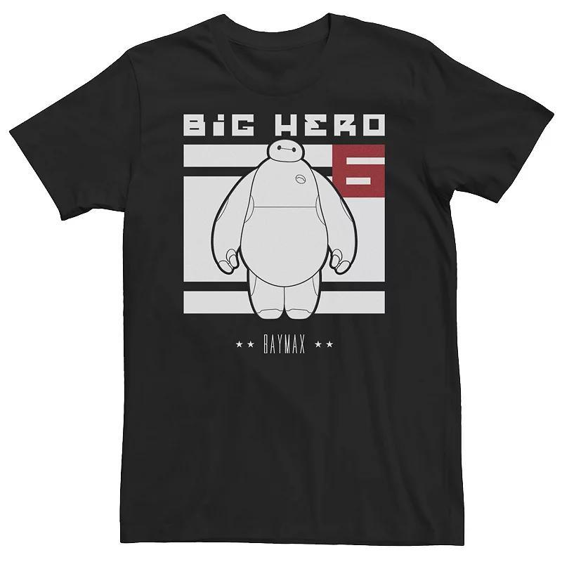 Big & Tall Disney Big Hero 6 Baymax Block Tee, Mens Product Image