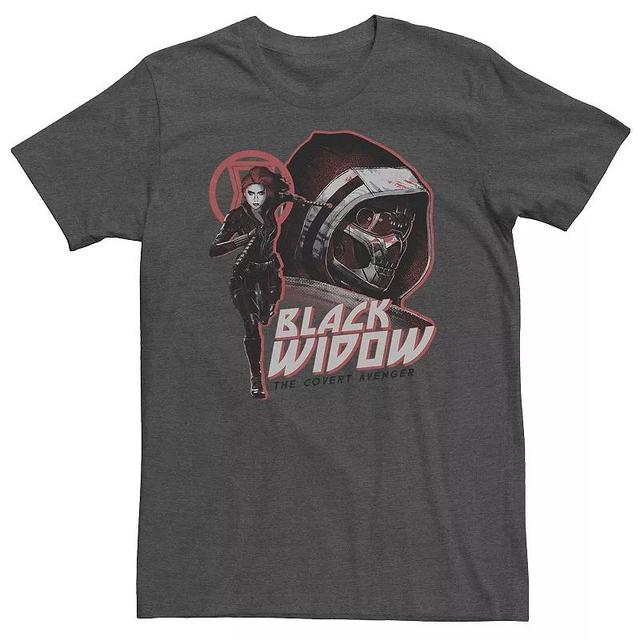 Big & Tall Marvel Black Widow The Covert Avenger Tee, Mens Grey Heather Product Image