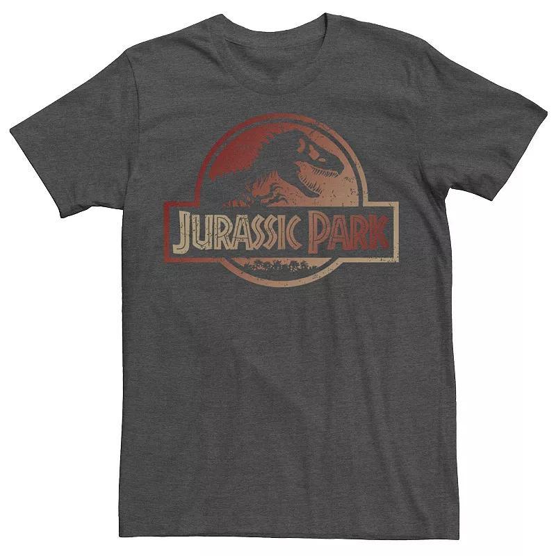 Mens Jurassic Park Blue & Purple Fossil Logo Tee Product Image