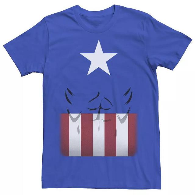 Mens Marvel Simpler Captain Suit Graphic Tee Product Image