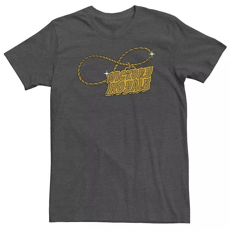 Mens Fortnite Victory Royale Gold Chain Tee Grey Heather Product Image