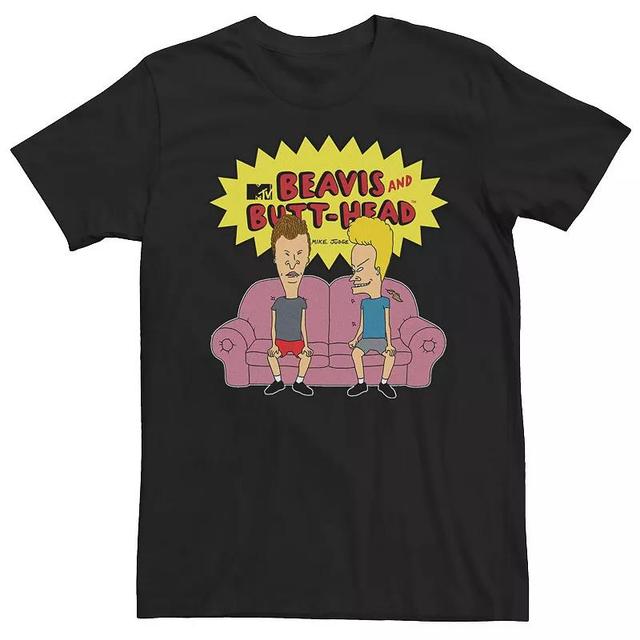 Mens Beavis And Butthead Couch Short Sleeve Tee Product Image