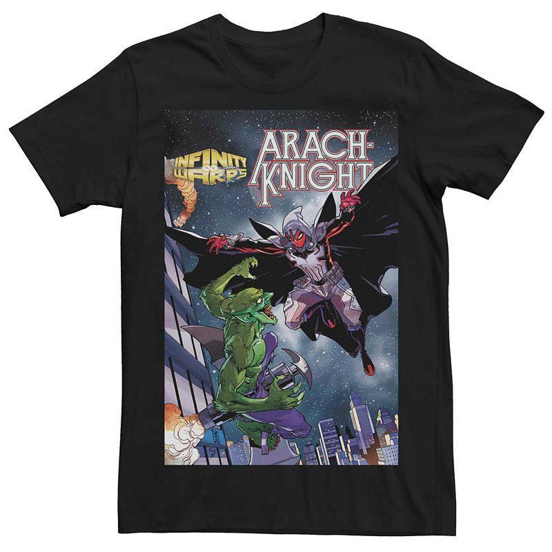 Mens Marvel Arach-Knight Infinity Warps Comic Cover Tee Product Image