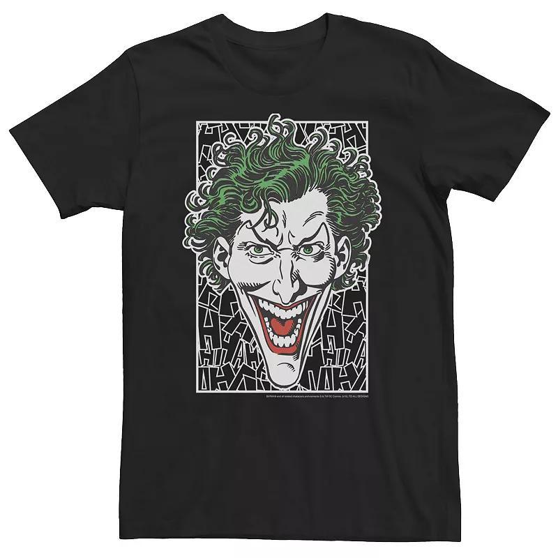 Big & Tall DC Comics Batman Joker Laughing Tee, Mens Product Image