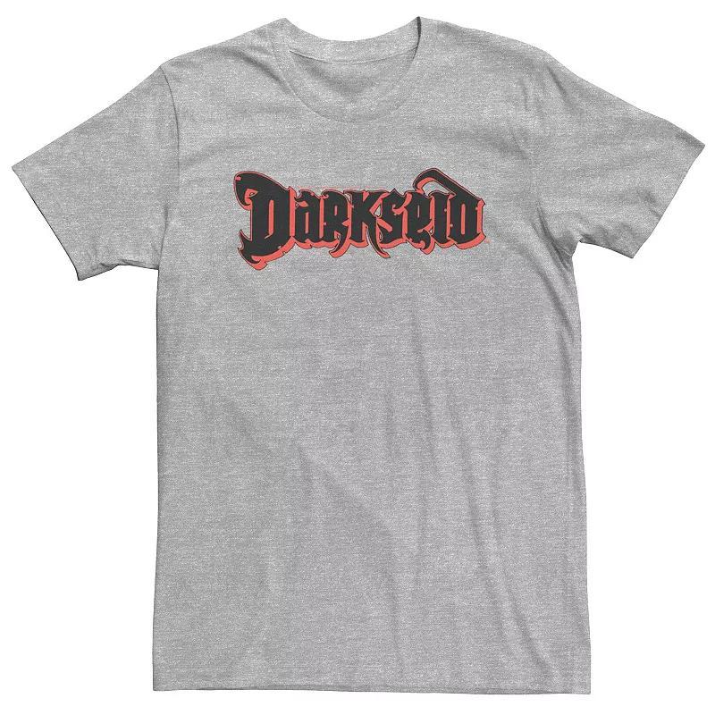 Big & Tall DC Comics Darkseid Text Logo Poster Tee, Mens Athletic Grey Product Image