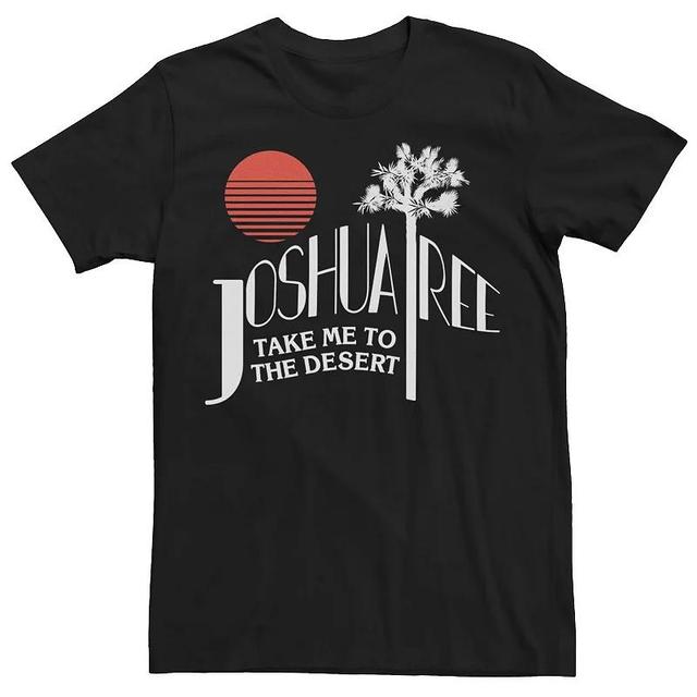 Mens Joshua Tree Take Me To the Desert Sun Text Tee Product Image