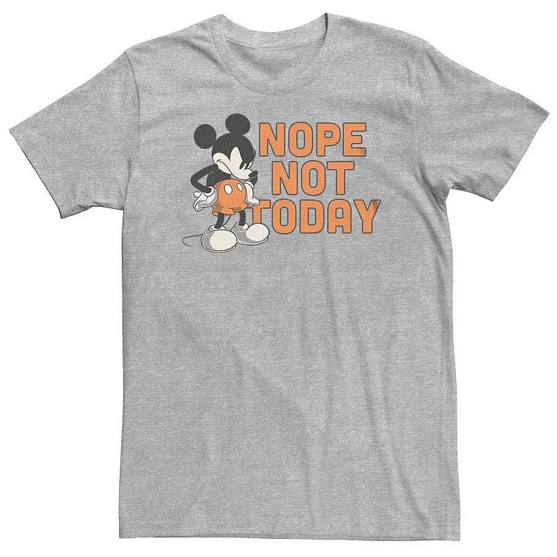 Big & Tall Disneys Mickey Mouse Nope Not Today Tee, Mens Product Image