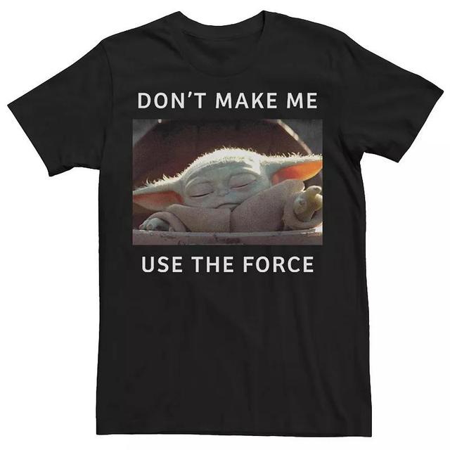 Mens Star Wars The Mandalorian The Child Use The Force Meme Tee Product Image