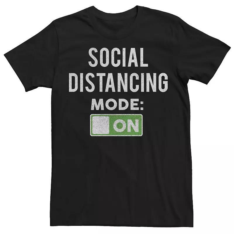 Mens Social Distancing Mode ON Tee Product Image