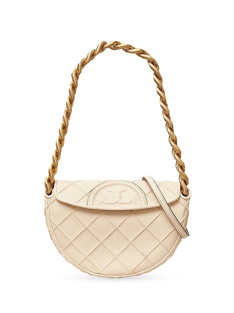 Tory Burch Mini Fleming Soft Crescent Shoulder Bag Product Image