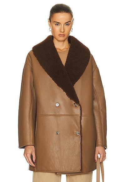 Loulou Studio Namo Shearling Coat Product Image