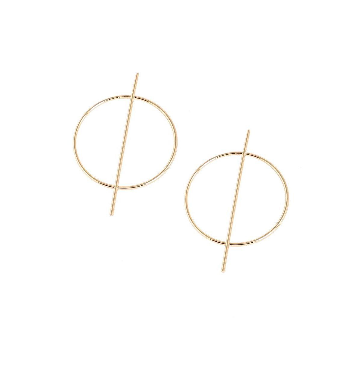 Sohi Womens Sleek Drop Earrings Product Image