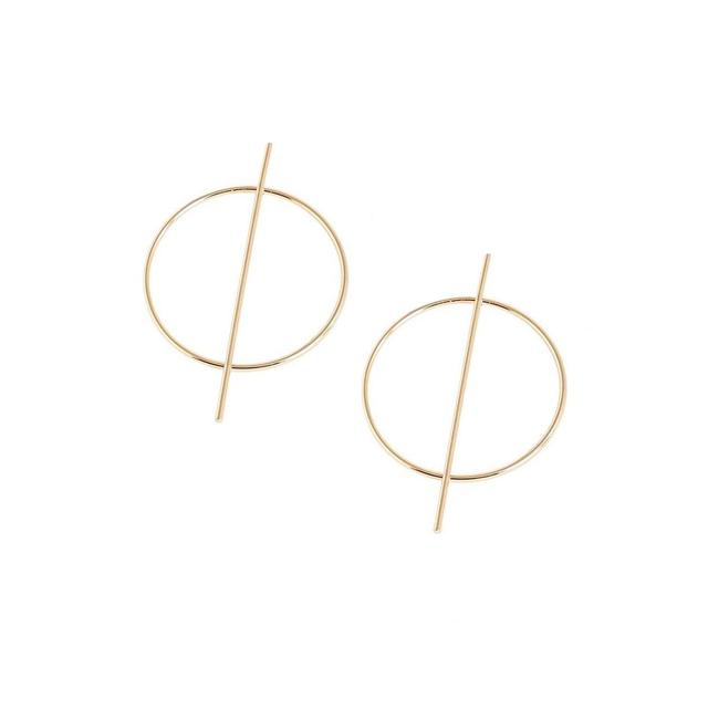 Sohi Womens Sleek Drop Earrings Product Image