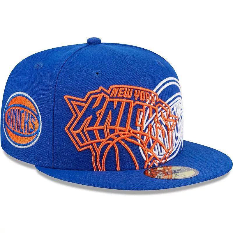 Mens New Era New York Knicks Game Day Hollow Logo Mashup 59FIFTY Fitted Hat Product Image