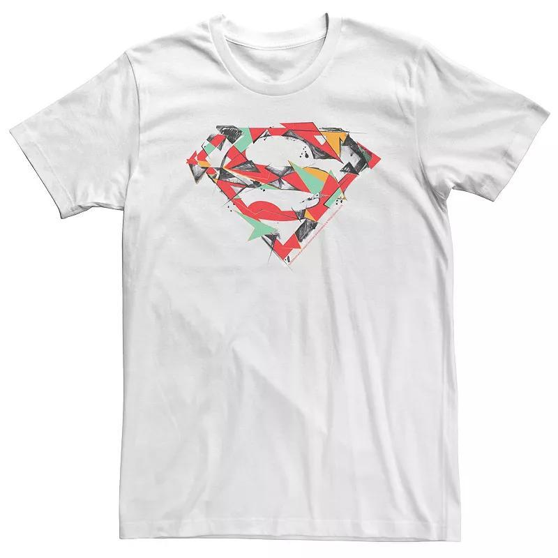 Big & Tall DC Comics Superman Polygon Chest Logo Tee, Mens Product Image