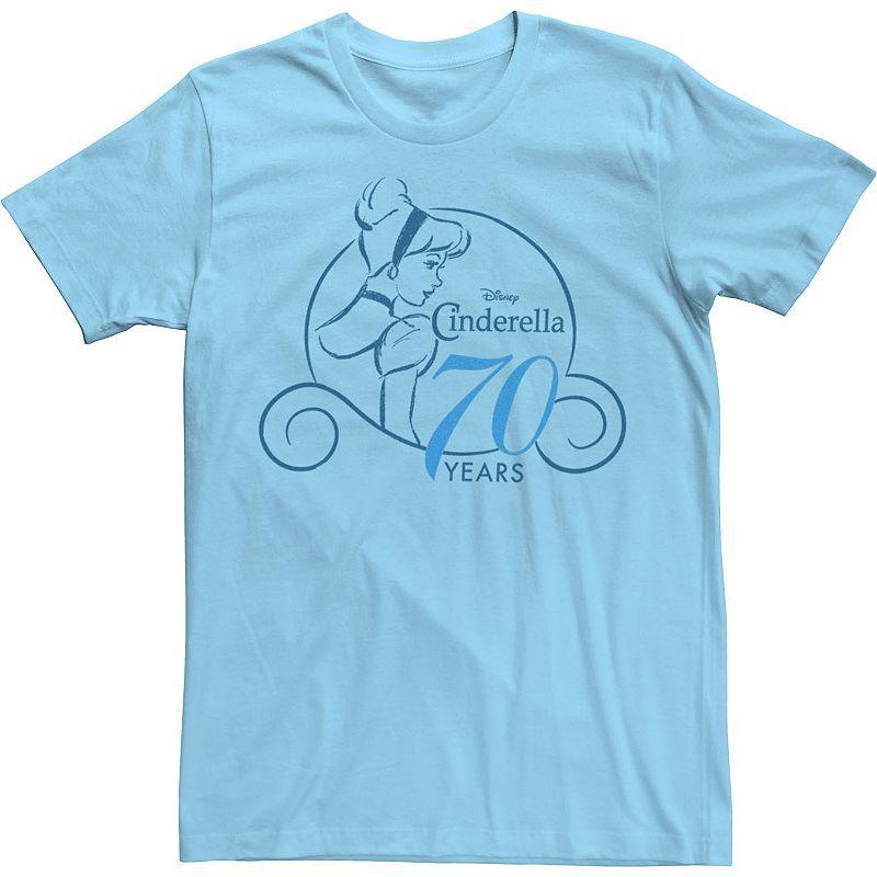 Disneys Cinderella Mens 70th Anniversary Simple Logo Tee Product Image