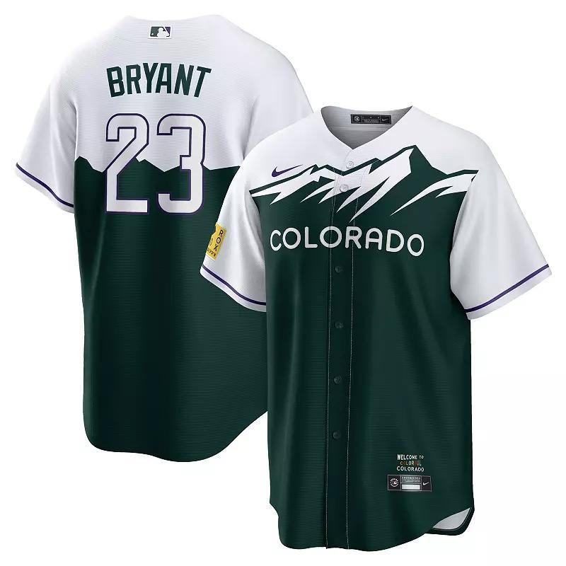 Mens Nike Kris Bryant /Forest Green Colorado Rockies City Connect Replica Player Jersey Product Image