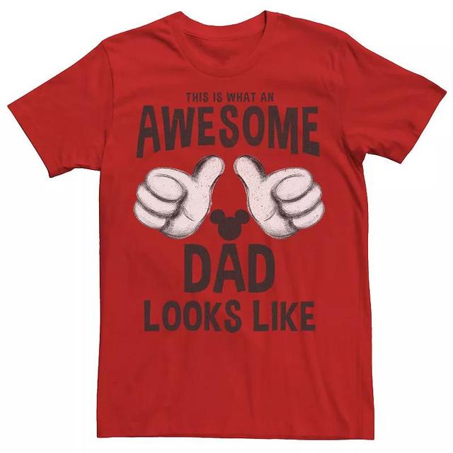 Disneys Mickey Mouse What Awesome Dads Look Like Mens Tee Product Image