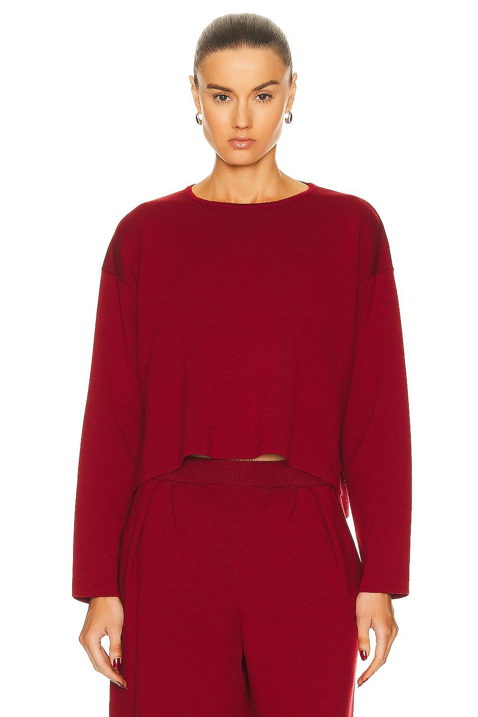 Max Mara Angelo Sweater in Dark Red - Red. Size XS (also in S). Product Image