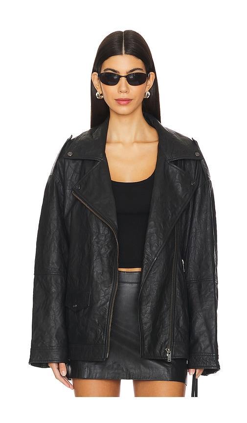 Boyfriend Biker Jacket Product Image