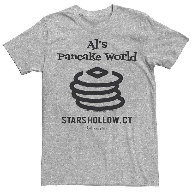 Mens Gilmore Girls Als Pancake World Logo Tee Athletic Grey Product Image