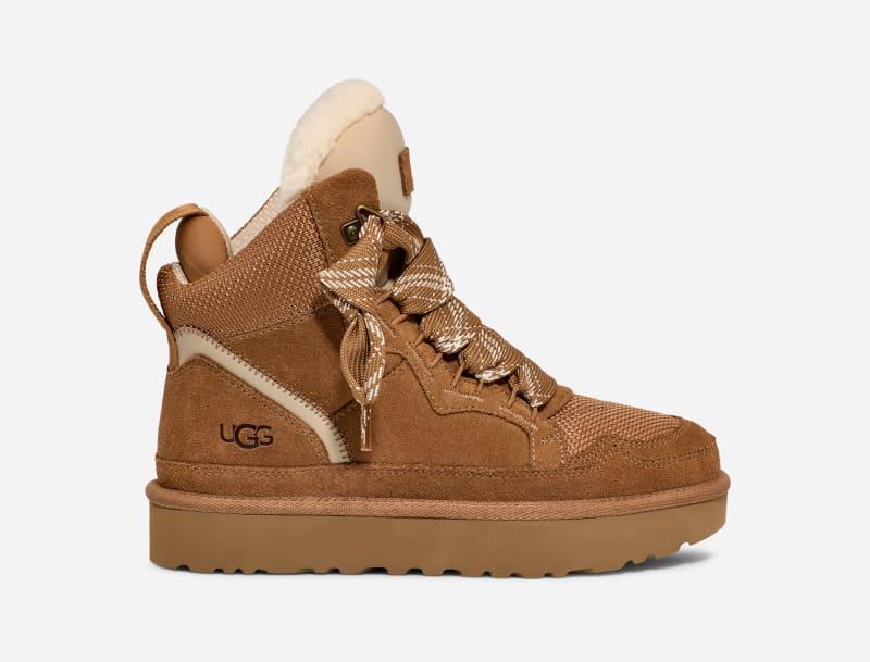 UGG Womens Highmel Canvas/Suede Sneakers Product Image