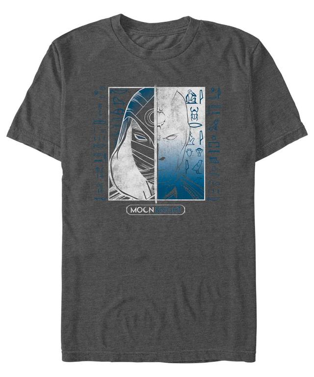 Mens Moon Knight Split Short Sleeve T-shirt Product Image