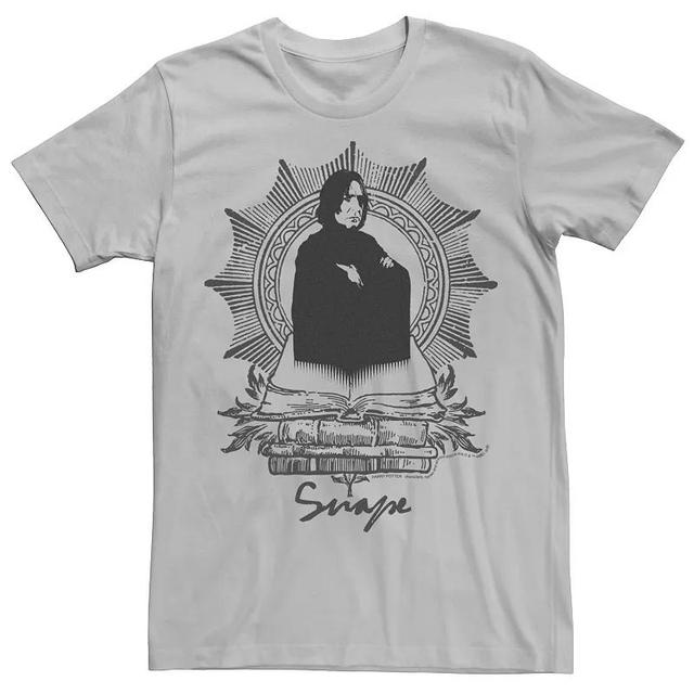 Mens Harry Potter Snape Books Portrait Graphic Tee Product Image