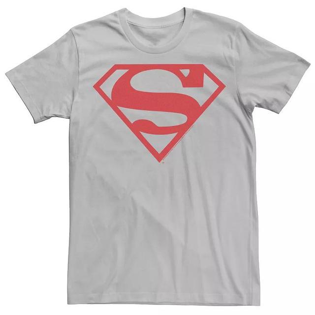 Mens Superman Red Hue Chest Logo Tee Product Image