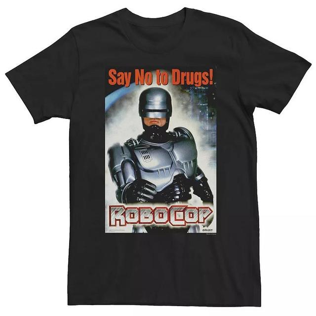 Mens Robocop Say No To Drugs Portrait Short Sleeve Tee Product Image