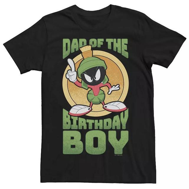 Mens Looney Tunes Marvin The Martian Dad Birthday Boy Tee Product Image