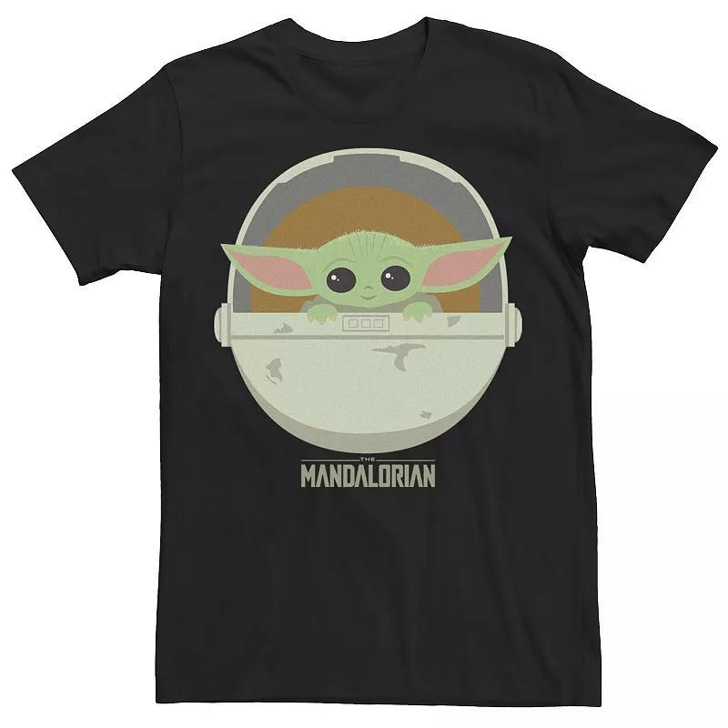 Mens Star Wars The Mandalorian The Child Bassinet Portrait Tee Product Image