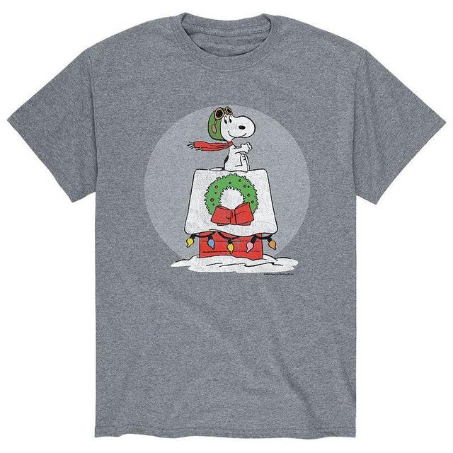 Mens Peanuts Snoopy Flight Tee Med Grey Product Image