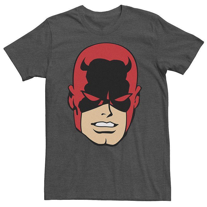 Mens Marvel Daredevil Big Face Graphic Tee Grey Heather Product Image