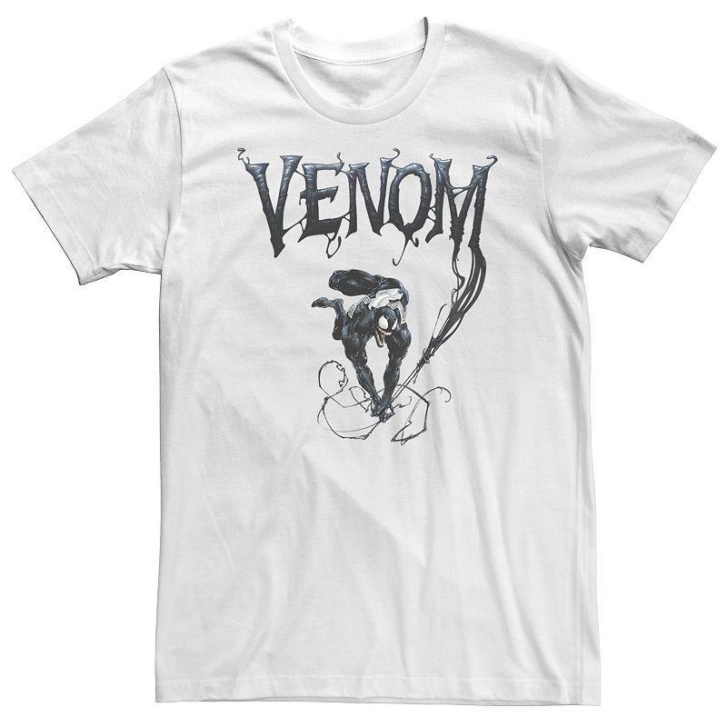 Big & Tall Marvel Venom Symbiote Style Swing Tee, Mens Product Image