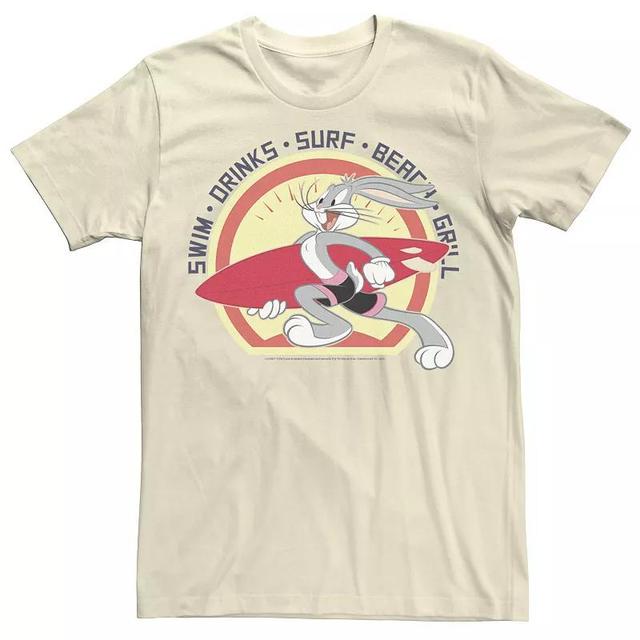 Mens Looney Tunes Bugs Bunny Surf Logo Tee Product Image