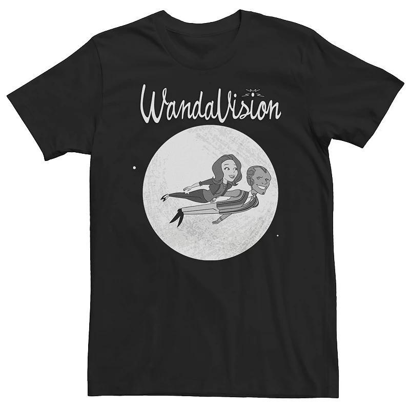 Mens Marvel Wandavision Flying Cartoon Tee Product Image