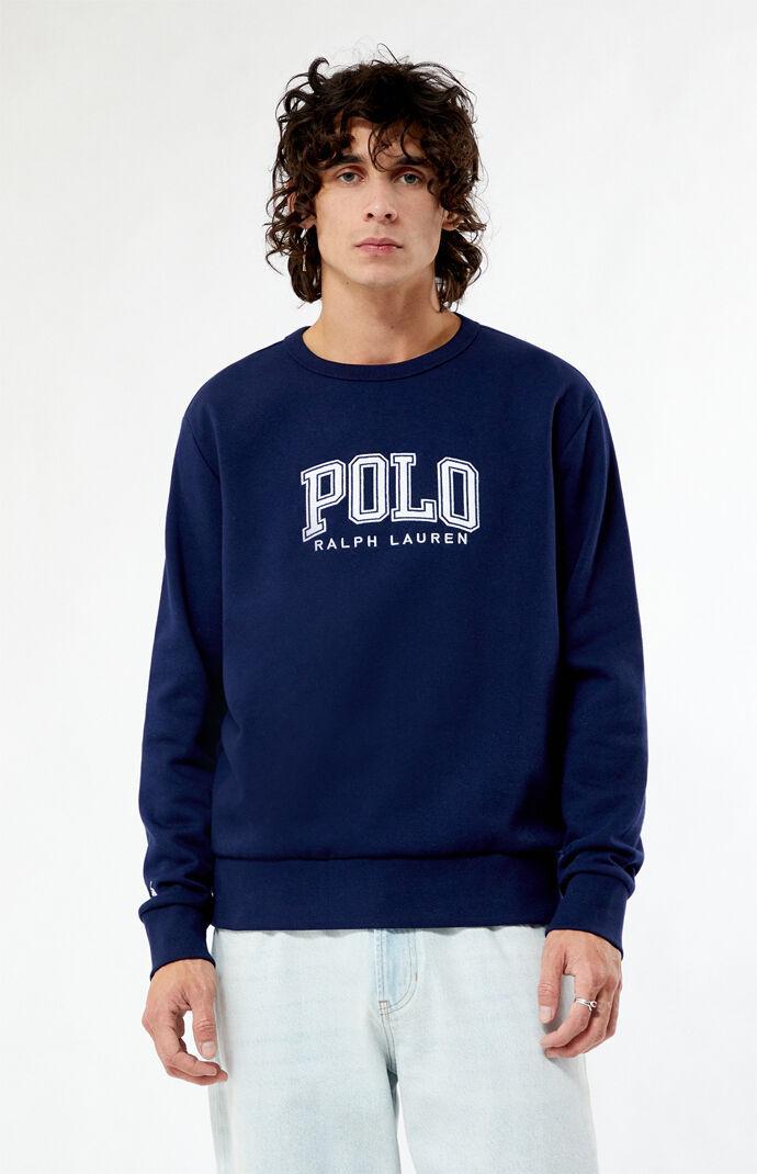 Polo Ralph Lauren Men's RL Fleece Logo Crew Neck Sweatshirt Product Image