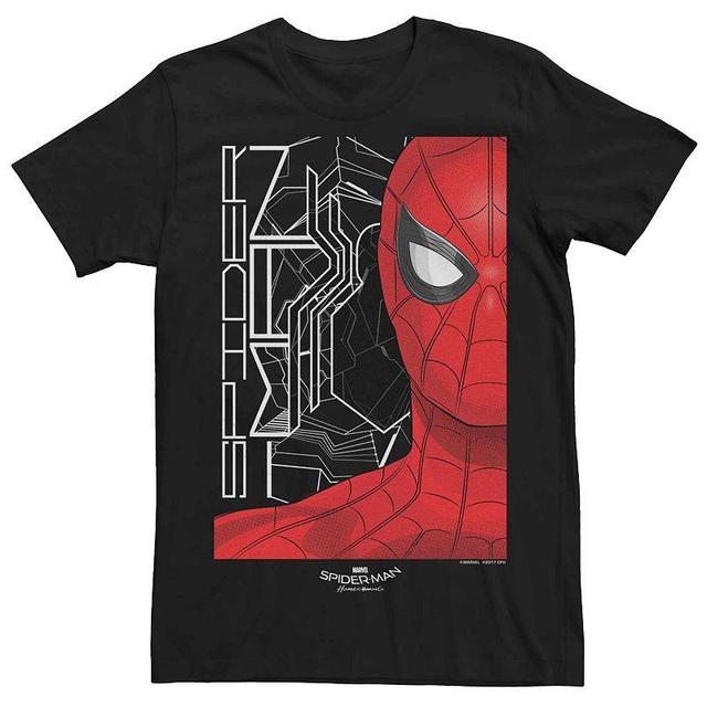 Mens Marvel Spider-Man Homecoming Profile Poster Tee Product Image