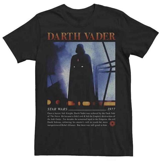 Mens Star Wars Darth Vadar Movie Poster Star Wars 1977 Tee Product Image