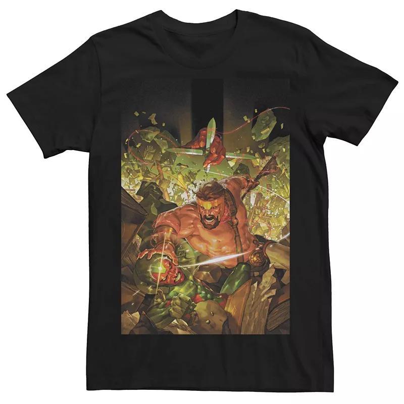 Mens Marvel Avengers Vision Fight Comic Tee Product Image