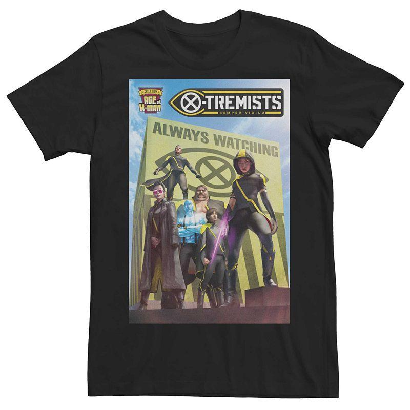 Mens Marvel X-Tremists Comic Cover Graphic Tee Product Image