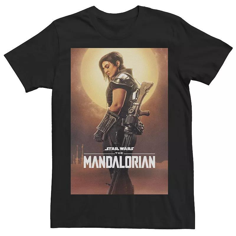 Mens Star Wars The Mandalorian Cara Dune Character Poster Tee Product Image