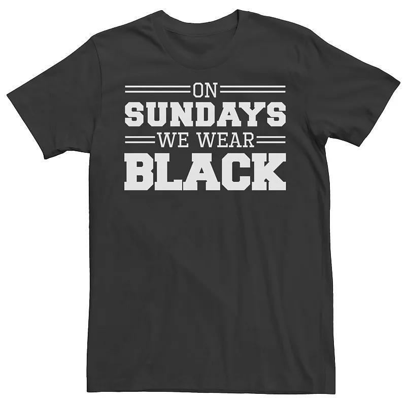 Mens On Sundays We Wear Graphic Tee Product Image